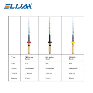 Fresas Rotatorias NiTi Azules Recíprocas <span class=keywords><strong>de</strong></span> Alta Eficiencia Activadas por Calor para Tratamiento Complejo <span class=keywords><strong>de</strong></span> Conductos Radiculares - Product Image 4
