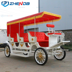 Carruaje de Caballos Eléctrico de Lujo Clásico con Batería, 9 Asientos, para Bodas y Alquiler Turístico - Product Image 5