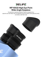 RELIFE-Microscopio estéreo trinocular HD con fuente de luz, adaptador de 0.5CTV y control táctil, 4K, cámara HD, con control táctil, de alta definición, DE, 1, 2, 2, 1, 2, 1, 2, 1, 2