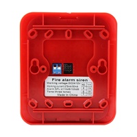 DC24V Flash Sound Alarm Siren Sertifikasi CE Longsin LS-104 Model 90dB Max Alarm SPL Sistem Perlindungan Kebakaran Pengoperasian Mudah