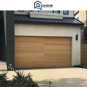 Estilo industrial 12x8 Vidrio Bifold Rolling Puertas Torsion Enrollables Springs Car Aluminio Pie para uso al aire libre Porte Garage - Product Image 1