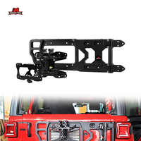 POISON FROG 76002 support de plaque d'immatriculation en acier inoxydable pleine grandeur noir pour Jeep Wrangler JL accessoire extérieur cadre de plaque d'immatriculation