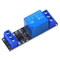 Módulo de Relé de 1 Canal DC 5V con Optoacoplador, Activación por Nivel Bajo, 10A 250VAC para Control de MCU, AVR, PIC, PLC