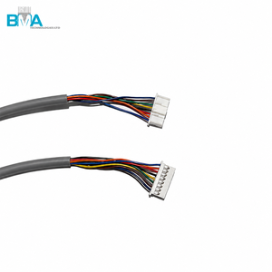 Kabel Harness JST PH 2.0mm Pitch 8Pin 460mm UL2464 26AWG 8-Core dengan Selubung Abu-abu dan Ujung Berlapis Timah 5mm untuk PCB - Product Image 3