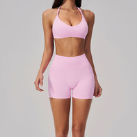 GH Wholesale Ensemble de sport pour femme, effet ventre plat, coupe ajustée, rehausseur de fessiers, pour la course, le fitness et le yoga