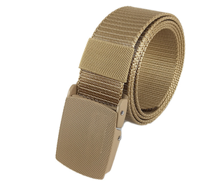 DFW01 Ceinture en tissu pour homme, vente en gros, pas cher, boucle en alliage de zinc, ceinture tactique d'extérieur, ceinture de chasse, de randonnée, de sport - Product Image 1