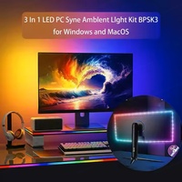 Guirnaldas de Luces LED RGB USB 5V AIPIN Epistar con Control por Aplicación WS2812B, Clasificación IP33 y Regulables para Uso Residencial