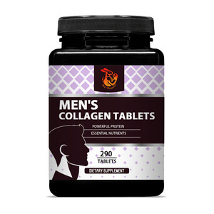 Best Selling Men's Collagen Tablets Hydrolyzed Collagen Supports Natural Collagen Production for Healthy Skin Hair Nails Tablets - Product Image 1