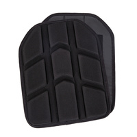 Gilet tactique GAF avec rembourrage EVA amovible pour porte-plaques, noir/vert, coussinets en mousse souples, respirants et légers