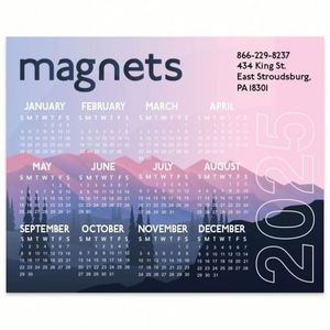 Imán de Calendario 2025 para Inmobiliarias, Imán para Coche, Imán para Refrigerador, Calendarios con Diseño de Tarjeta Postal, Imán para Tarjetas de Visita - Product Image 6