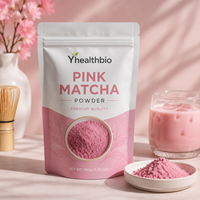 Poudre de matcha rose personnalisée, poudre de fruit du dragon rouge, poudre de betterave, poudre de matcha rose en vrac, autres boissons, grossiste