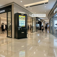 Distributeur automatique intelligent à écran tactile SH-DB10D, kiosque de vente au détail automatisé, paiement multi-mode pour snacks, boissons, boîtes mystères, bijoux, 110-220V