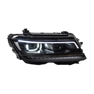 Faros delanteros de coche para <span class=keywords><strong>Tiguan</strong></span> L MK2 2017-2021 lente bifocal de alta configuración estilo LED montaje de faros automáticos actualización DRL dinámico - Product Image 2