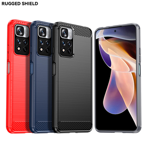 Custodia morbida in Silicone Tpu antiurto per cellulare <span class=keywords><strong>Xiaomi</strong></span> <span class=keywords><strong>Redmi</strong></span> <span class=keywords><strong>Note</strong></span> <span class=keywords><strong>11</strong></span> Pro + Poco X4 Nfc 5G <span class=keywords><strong>Cover</strong></span> posteriore - Product Image 6