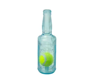 Nouveau <span class=keywords><strong>jouet</strong></span> pour <span class=keywords><strong>chien</strong></span> en TPR <span class=keywords><strong>solide</strong></span> et écologique, résistant aux morsures, avec son de bouteille de tennis, pour le soulagement et le nettoyage des molaires des chiots - Product Image 1