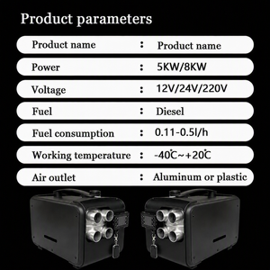 Calentador de Aire Portátil Diésel 3 en 1 de 12V 24V 220V, Calentador de Estacionamiento de 2kW para Camión, Coche, Autocaravana, RV, Barco - Venta al por Mayor Directa de Fábrica - Product Image 6
