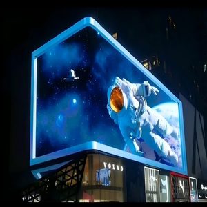 จอ LED P10 HD สำหรับภายนอกอาคาร กันน้ำ กันฝุ่น จอวิดีโอวอลล์ 3 มิติ สำหรับโฆษณา พร้อมตู้ LED - Product Image 1