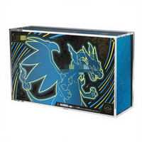 Boîte de rangement en acrylique 100 % résistante aux UV pour cartes Pokémon, édition anglaise et japonaise, 151 ETB, avec couvercle magnétique