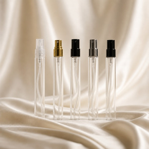 Wholesale <b>Perfume</b> Bottle Glass 10ml Empty Sample Spray <b>Atomizer</b> Fine Mist Vial <b>Refillable</b> Tester Custom Logo - Product Image 1