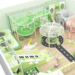Parque Infantil Comercial Interior de 250 Metros Cuadrados, Laberinto de Aventuras, Equipo de Juego Suave para Niños, Área de Juego Interior - Product Image 3