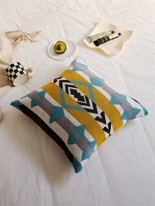 高品质波西米亚100% 棉针织枕套家居装饰沙发办公室软垫 - Product Image 6