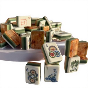 2026 Hot Sale High Quality Acrylic American Jewish Mahjong Tile Four Layers Portable Modern 4 Players <b>Entertainment</b> - Product Image 3