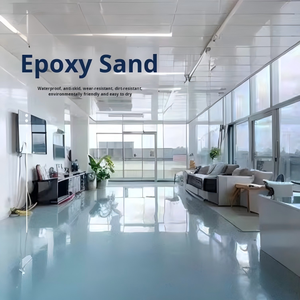 Revestimiento Líquido Autonivelante Longdian, Revestimiento Epóxico para Pisos con Arena de Color y Resistente a la Presión - Product Image 6