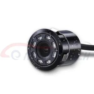 Kamera Perekam Parkir Mobil 8 LED 18.5Mm, Kamera Perekam Layar Belakang Hd Penglihatan Malam dengan 8 Warna LED