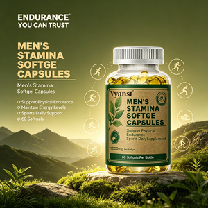 Capsules molles Stamina 1000mg pour hommes, 60 unités, soutien à l'endurance physique, style de vie actif, complément sportif quotidien pour hommes - Product Image 4