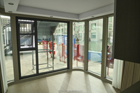 Maison conteneur intelligente personnalisable à double couche, maison préfabriquée modulaire de luxe écologique, maison-capsule, villa mobile, verre panoramique galvanisé
