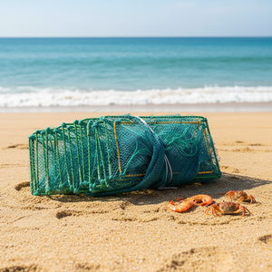 <span class=keywords><strong>Prix</strong></span> usine Cadre de nasse de pêche en nylon 23*38CM 31 sections Capacité 5 <span class=keywords><strong>kg</strong></span> Type double nœud 10 mètres Haute résistance Agriculture - Product Image 6