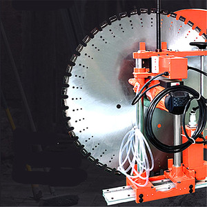 Machine de découpe de mur électrique haute puissance haute fréquence pont de route <span class=keywords><strong>traverse</strong></span> outil de sciage de mur de construction coupe-béton béton - Product Image 1