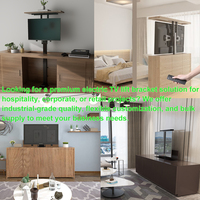 Höhen verstellbar Big Size Full Motion TV Wand halterung Schrank heber Elektrisches Stand bett für TV