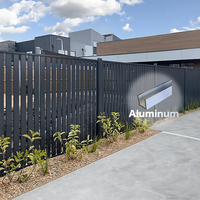 Panneaux de clôture en aluminium découpés au laser personnalisables, écran de jardin décoratif pour la protection de l'intimité, clôture métallique moderne pour l'extérieur, résidentiel, Australie