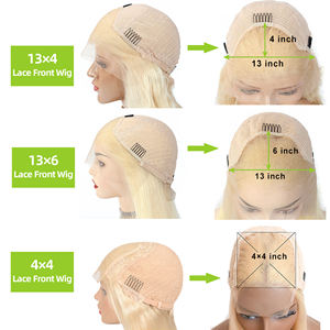 Peluca de Encaje Frontal Estilo 13X4, Colorida, Sedosa, Lisa, Transparente, para Mujer, para Fiestas, a Precio Económico - Product Image 6