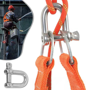 Tùy chỉnh M4-M14 thép không gỉ Bow còng dây Rope Chuỗi liên kết Marine hình móng ngựa còng D còng