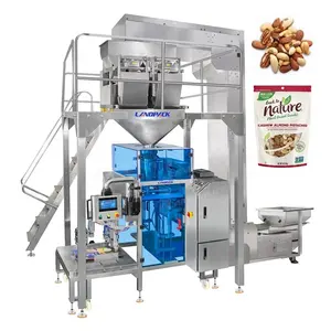 Máquina de embalagem pré-fabricada para alimentos sementes saco com zíper seleção preenchimento selo embalagem