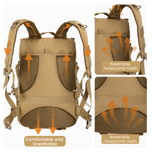 Mochila Táctica para Hombre Lupu, Mochilas Molle de Gran Capacidad, Diseño de Camuflaje, Impermeable, para Senderismo y Uso Diario - Product Image 3