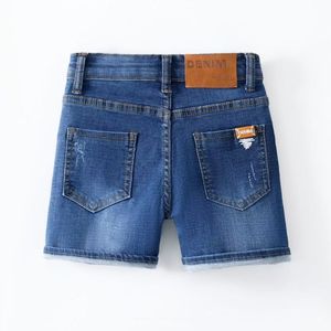 Short en jean décontracté à boutons imprimé <span class=keywords><strong>cargo</strong></span> en coton respirant à séchage rapide avec poche pour l'été pour les garçons d'un an - Product Image 2
