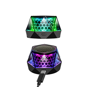 Mini Từ Không Dây Loa Bt Âm Thanh Stereo Âm Nhạc Điện Thoại Di Động Máy Tính Để Bàn Từ Chủ Nhỏ Âm Thanh Với RGB Ánh Sáng - Product Image 5