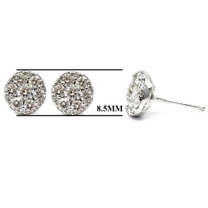 Trung Quốc Bán Buôn Đồ Trang Sức Valentine Chất Lượng Tốt Nhất Bạch Kim Vàng Vàng Kim Cương Tự Nhiên Lê Hình Dạng Hiện Đại Đinh tán Bông Tai Cho Nữ - Product Image 2