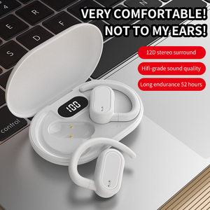 Auriculares Inalámbricos G38 True Wireless Bt, Cómodos, Modelo Deportivo con Gancho para la Oreja, Pantalla Digital LED, Indicador de Batería, Modelo para Correr OWS - Product Image 4