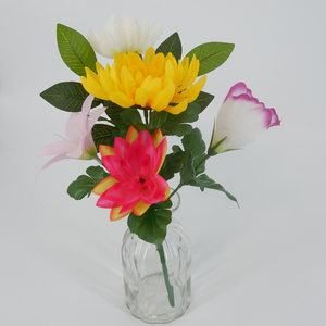 ประดิษฐ์พลาสติกตกแต่ง Lotus,Wild Chrysanthemum และ Lily Bouquet สำหรับ Arch <span class=keywords><strong>พระ</strong></span>พุทธรูป - Product Image 5