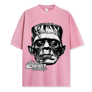 T-Shirt Oversize in 100% Cotone Lavorato a Maglia con Motivo Animato Stampato, Peso 260 Grammi, Lunghezza Regolare - Product Image 3