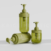 Bouteille vide en plastique PET grande capacité 500ML 800ML avec pompe pour shampoing, lotion, gel douche, savon liquide pour les mains, couleur personnalisée KAIGE