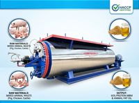 Machine de rendu T/Batch certifiée ISO14001 ISO45001 CMJ-11.0 avec revêtement en acier inoxydable SUS304/acier au carbone pour abattoir