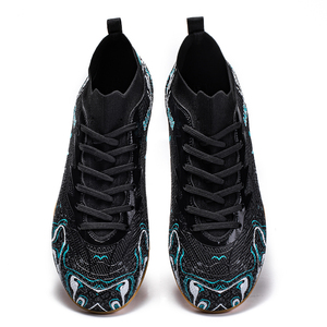 Chaussures de <span class=keywords><strong>futsal</strong></span> d'intérieur de haute qualité pour adultes, semelles plates, résistantes à l'usure et antidérapantes, chaussures d'entraînement personnalisables OEM/ODM - Product Image 4