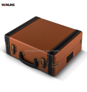 Vente en gros de tourne-disque vinyle nostalgique en forme de valise, Bluetooth, AUX, USB, SD, avec haut-parleurs - Product Image 4