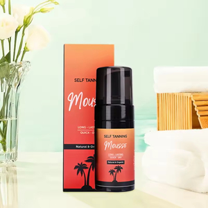 Mousse autobronzante à l'essence de noix de coco biologique de marque de <span class=keywords><strong>luxe</strong></span> 100 ml, bronzage longue durée sans soleil pour le corps, tous types de peau - Product Image 4