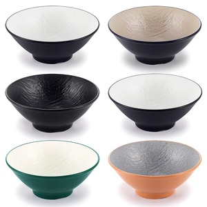 Tazones de melamina especiales, tazones de ramen de plástico estilo japonés que imitan porcelana, tazones para fideos, tazones comerciales para sopa - Product Image 1